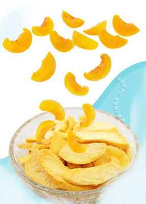 Non-Fried No Additives Healthy Yellow Peach Slices OEM Natural Dried Yellow Peach Chips