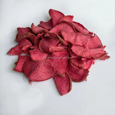 kaufen Gemüse-Chip Natural Snack Dried Red Rettich-Chips Vakuum-Fried Red Turnip Healthy Drieds online manufacture