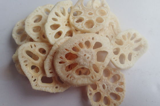 Wholesale Dried Vegetables Snacks Vacuum Fried Snacks Dried Lotus Root Chips