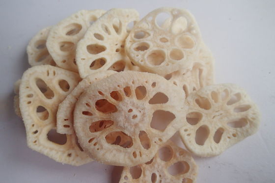 Wholesale Dried Vegetables Snacks Vacuum Fried Snacks Dried Lotus Root Chips