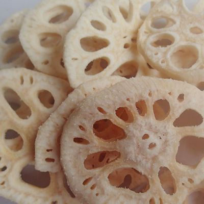 comprar O vácuo fritou as microplaquetas vegetais saudáveis certificadas pela raiz secada kosher dos lótus da OU de BRC online manufacture