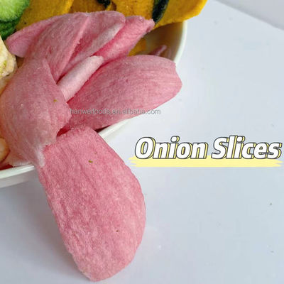 OEM Snacks Healthy Onion Chips Dried Vegetables Vacuum Fried