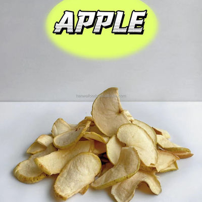 Semi Soft Fried Apple Slices Broccoli Dried Apple Chips Maltose Syrup