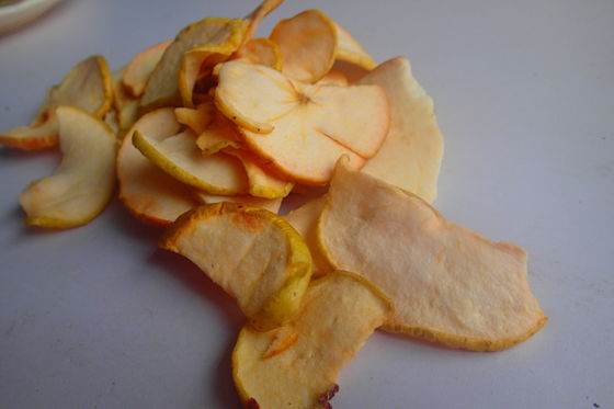 Semi Soft Fried Apple Slices Broccoli Dried Apple Chips Maltose Syrup