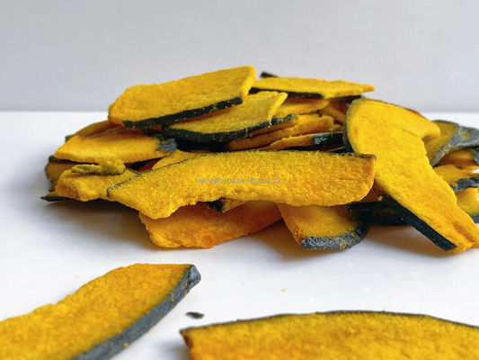 Pumpkin Chips Dried Fruits Vegetables Vacuum Fried Tasty Vegetable Snacks