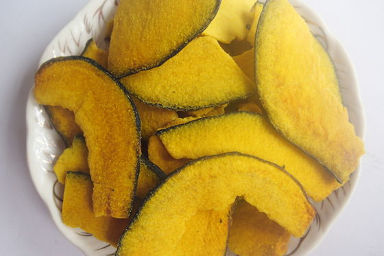 Pumpkin Chips Dried Fruits Vegetables Vacuum Fried Tasty Vegetable Snacks