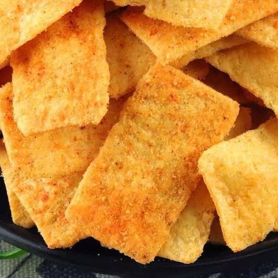 Rice Crackers Healthy Chinese Snacks Chips Barbecue Spicy Snack Grain Rice Biscuits
