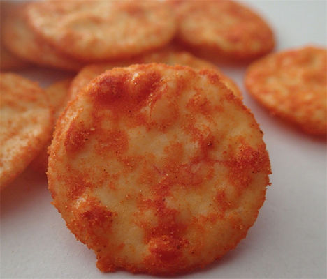 Souvenir Salty Cheese Rice Cracker Corn Flour Healthy Grain Snacks