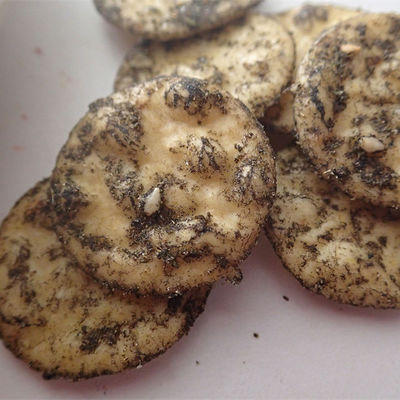 kopen Van de Rijstcrackers 5kg van Senbei van het graanaroma Cracker van de de Sesamrijst de Zwarte online manufacture