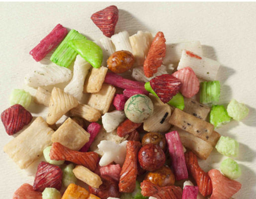 Colorful Mixed Rice Cracker Snacks