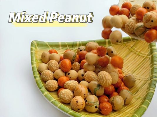 High Quality Crispy Multi-flavored Peanuts Crackers Healthy Mixed Nut Snacks Spicy Sesame Peanut