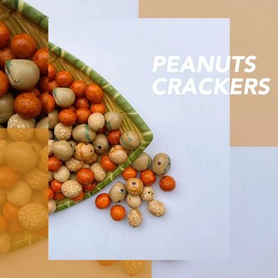 High Quality Crispy Multi-flavored Peanuts Crackers Healthy Mixed Nut Snacks Spicy Sesame Peanut