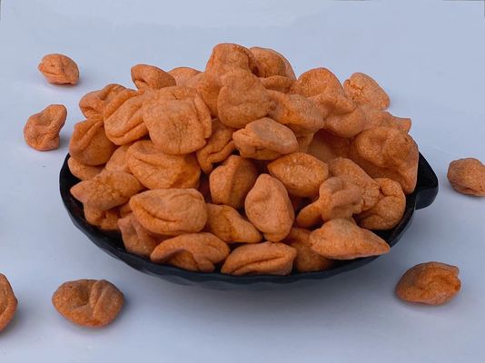 BBQ Powder Plum Shaped Salted Fried Peanuts Rarioli Coated Peanuts