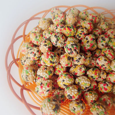 Black White Sesame Coated Peanuts Baked Crunchy Seaweed Peanut Crackers