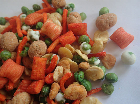 Wholesale mixed snacks green peas peanuts cracker oriental mix nuts snack