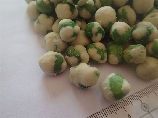 Garlic Sweet Spicy Green Pea Snack Wheat Flour Dried Roasted Peas