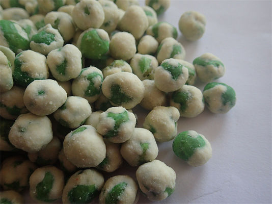 Garlic Sweet Spicy Green Pea Snack Wheat Flour Dried Roasted Peas
