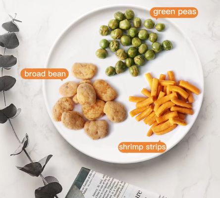 Semi Soft Green Pea Snack Palm Oil Refreshing Fruit And Nut Mix
