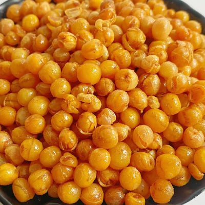 Dobra cena Chili w proszku Przekąski z zielonego groszku Chrupiący smak Pikantny suszony groszek Smażony żółty groszek w Internecie