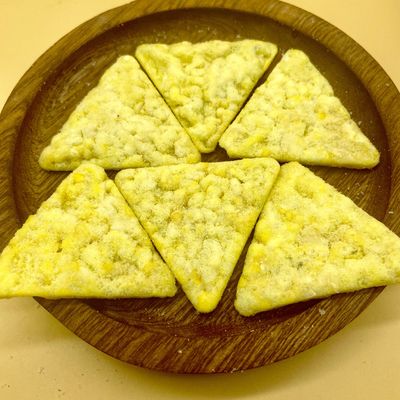 Crispy Triangle Corn Cracker Chips Gluten Free Oven Baked