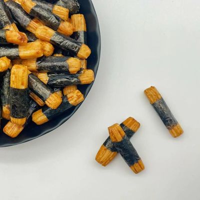 Crispy Rice Cracker Puffed Food Japanese Seaweed Rice Roll Bar Snacks