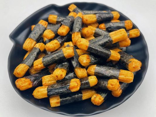 Crispy Rice Cracker Puffed Food Japanese Seaweed Rice Roll Bar Snacks