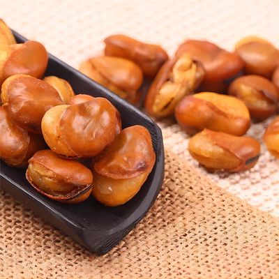 Ready To Eat Roasted Fava Beans Nut Snacks Store At Room Temperature