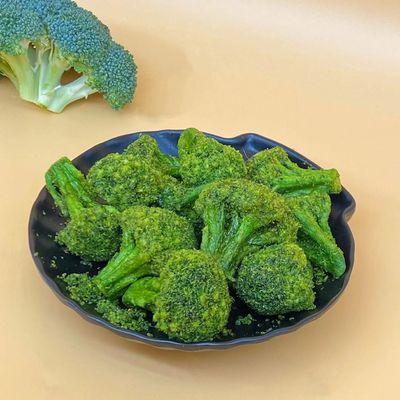 Crispy Unique Flavor of Vacuum Fried Broccoli Nutrient Packed Snack