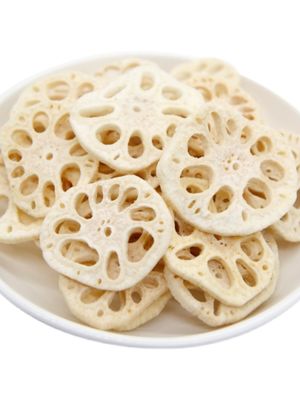 Dive into Gourmet Bliss with Vacuum Fried Lotus Root Crispy Snack Savory Flavor