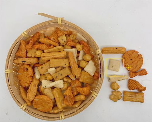 Flavorful Crunchy rice crispy crackers Made with Glutinous Rice and Tapioca Starch