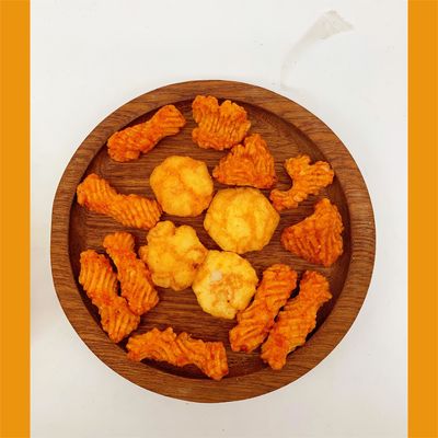 Semi Soft Crunchy 12 Month Shelf Life Rice Crackers Gluten Free Baked Snack