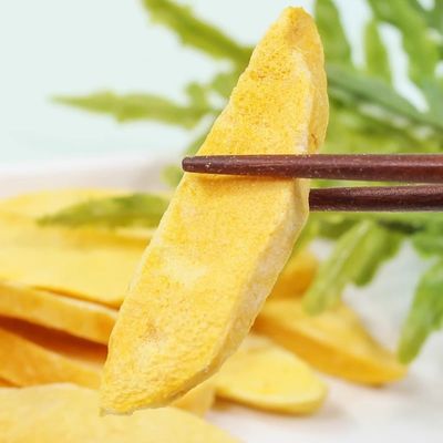 Healthy Freeze - Dried Mango Chips  5mm Thickness Long Shelf Life Retains Fresh Flavor