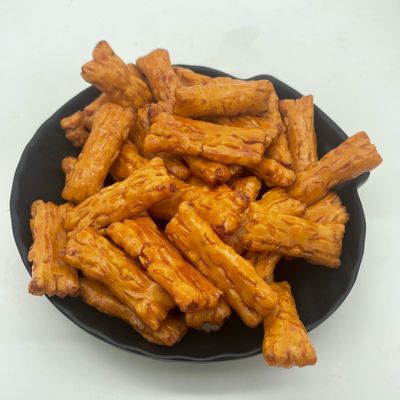 Glutinous Rice Cracker Snacks Spicy Rectangular Rice Crackers Bold Taste Unique Shape