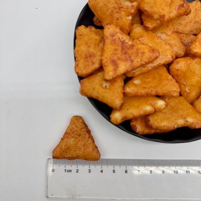 12 Months Shelf Life Fried Rice Crackers BRC Certification Stored In Cool And Dry Place