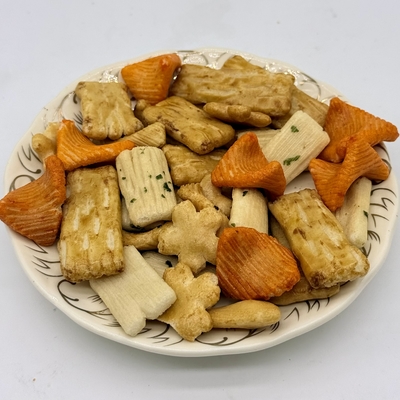 Crispy Mixed Rice Crackers | Asian Savory Snack for Wholesale Bulk