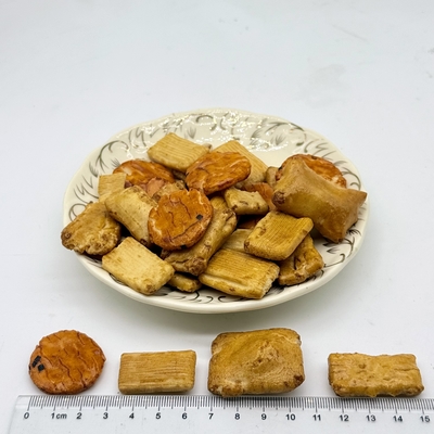 Golden Brown Mixed Rice Crackers | Japanese Style Crunchy Snack