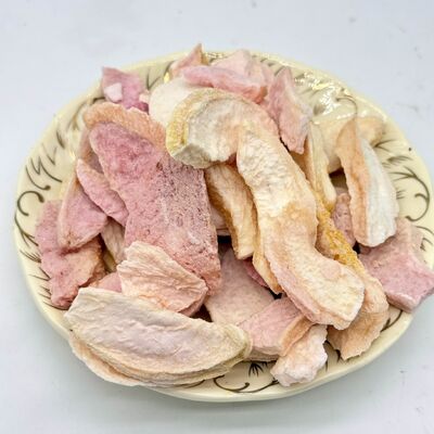 購入 卸売 冷凍乾燥した桃のスライス 自然FD桃 砂糖なし 冷凍乾燥した白桃の果物 スナックシリアルパン屋 online manufacture
