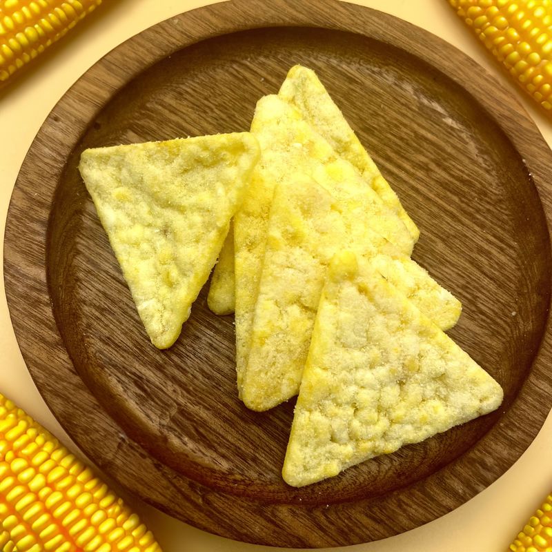 Triangle Corn Cracker Chips Delight Golden Flavorful and Perfectly Crispy