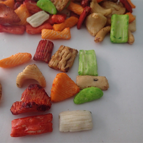 Colorful Colors Japanese Rice Crackers 2.5 Kg Korean Rice Pop Cracker