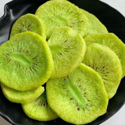 Guter Preis Nahrhaftes grünes Frucht-Vakuum Fried Fresh Kiwi Organic Snacks trocknete Kiwifruit-Chips Online