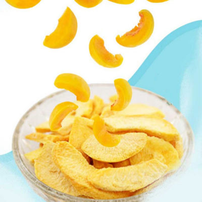 Buen precio ¡Escójame! El vacío bajo en grasa frió el melocotón amarillo Chips Snacks de la venta caliente sana quebradiza de las frutas en línea