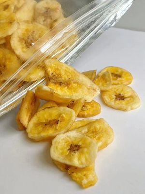 Maltodextrin Dried Banana Slices Sweet Organic Banana Chips