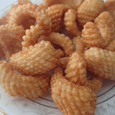 Squid Spicy Crispy Snacks Seafood Puffed Organic Rice Crackers