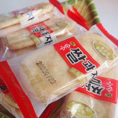 Buon prezzo Cracker coreano molle del riso dei semi dei cracker del riso di Senbei della salsa di soia in linea