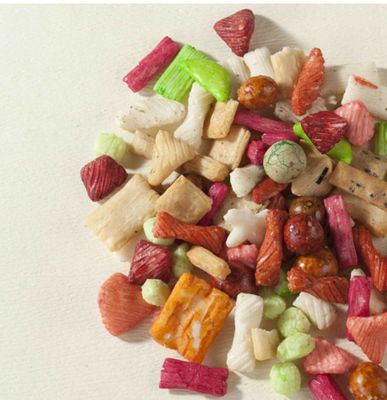 Colorful Mixed Rice Cracker Snacks