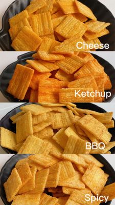 Exotic Snacks Crispy Ketchup Flavor Guoba Tomato Rice Crust Crispy Rice Cracker