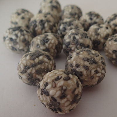 Black White Sesame Coated Peanuts Baked Crunchy Seaweed Peanut Crackers