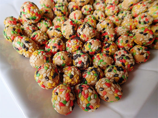 Black White Sesame Coated Peanuts Baked Crunchy Seaweed Peanut Crackers