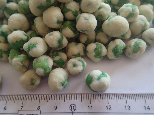 Garlic Sweet Spicy Green Pea Snack Wheat Flour Dried Roasted Peas