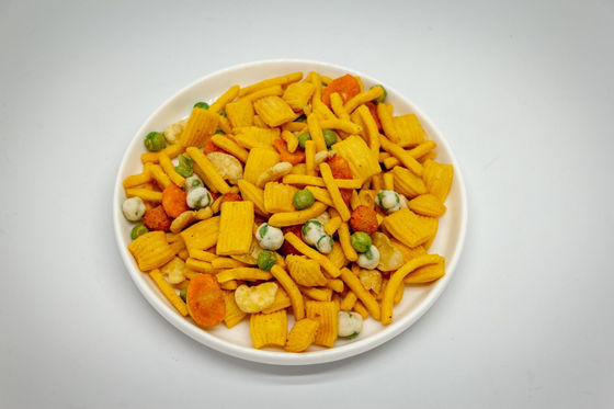 Semi Soft Green Pea Snack Palm Oil Refreshing Fruit And Nut Mix